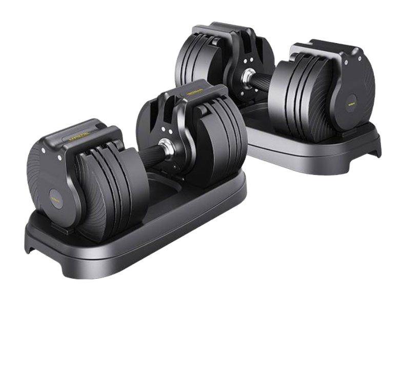 Adjustable Dumbbell Pair 40Kg - مجموعة أثقال منزلية قابلة للتعديل T0302