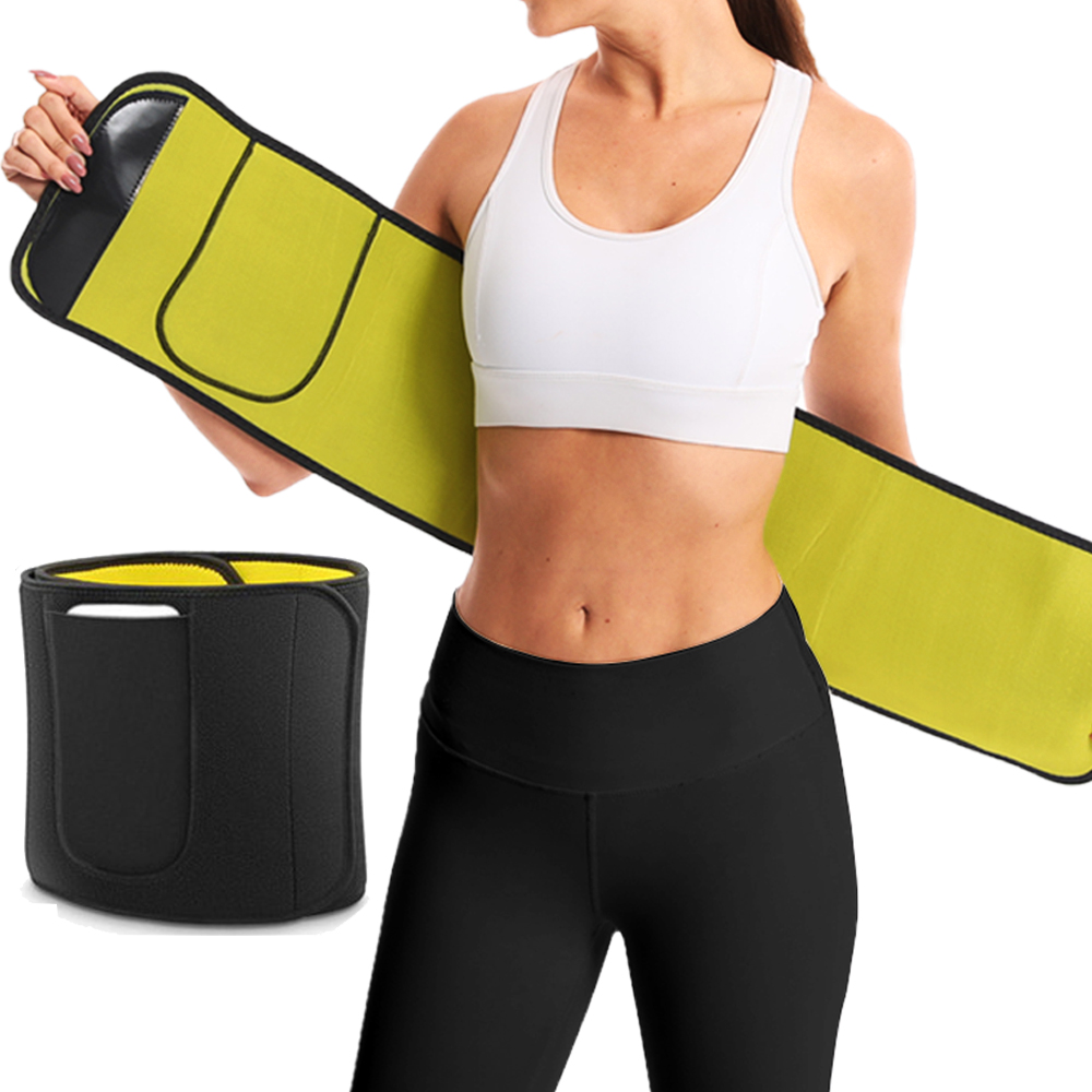 Sweat Waist Trainer Belt Neoprene - حزام تنحيف الخصر للنساء، مشد للبطن