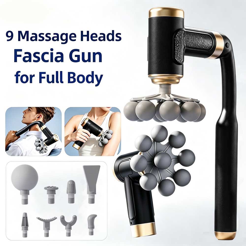 Electric Massage Gun Deep Tissue - مسدس تدليك العضلات اللاسلكي 2 في