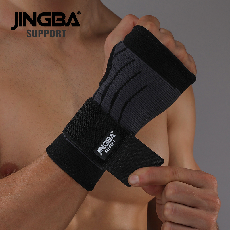 Wrist Wraps Weightlifting Support - JINGBA دعم 1 قطعة لفافات اليدين