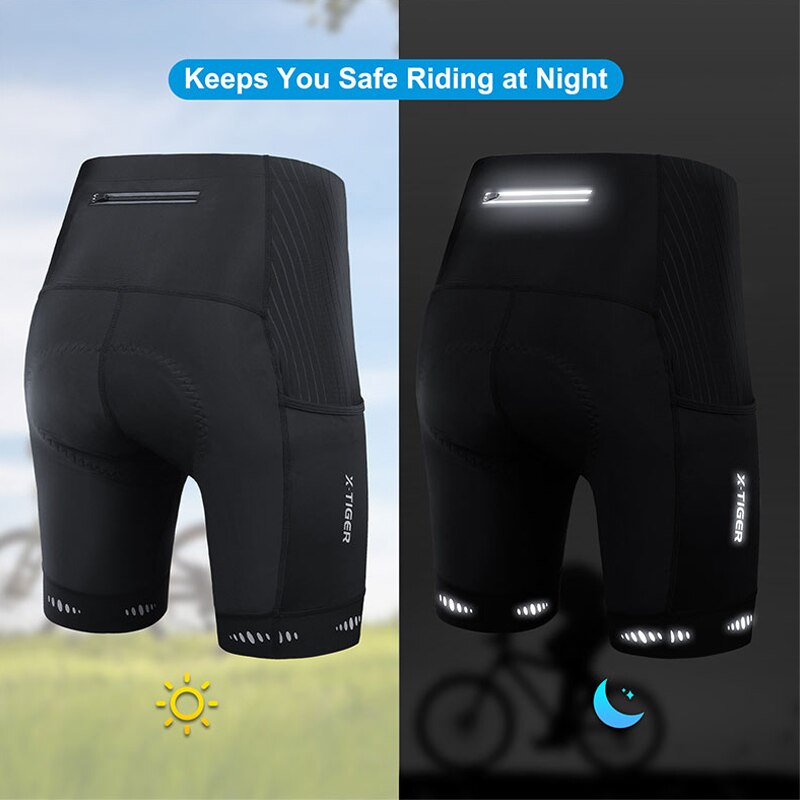 ركوب الدراجات للرجال شورت جيب  - مراجعة Padded Cycling Shorts 5D Gel وسعره
