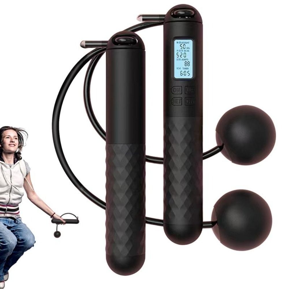 حبل قفز لاسلكي بدون حبال مضاد  - مراجعة Smart Jump Rope Digital Counter وسعره
