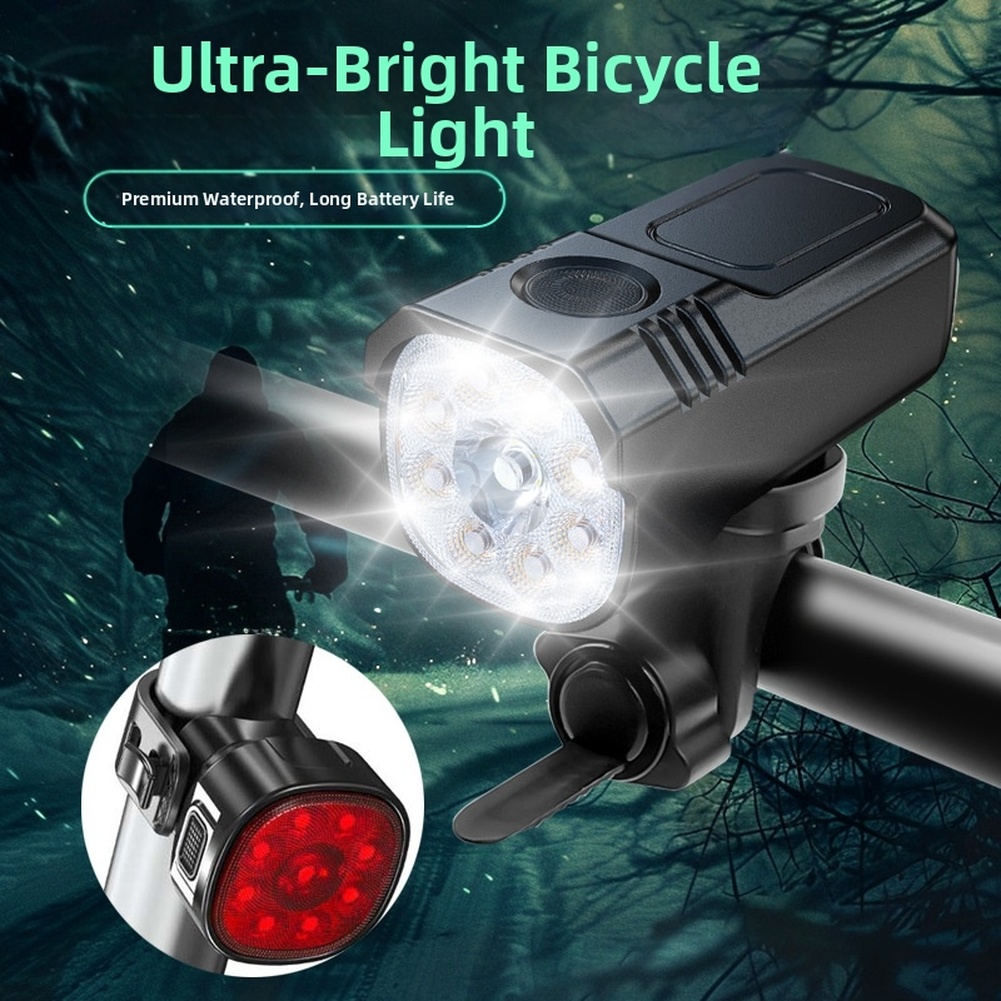 مصباح أمامي للدراجة / 1000 لوم - مراجعة Rechargeable Bicycle Headlight 1000 Lumen وسعره
