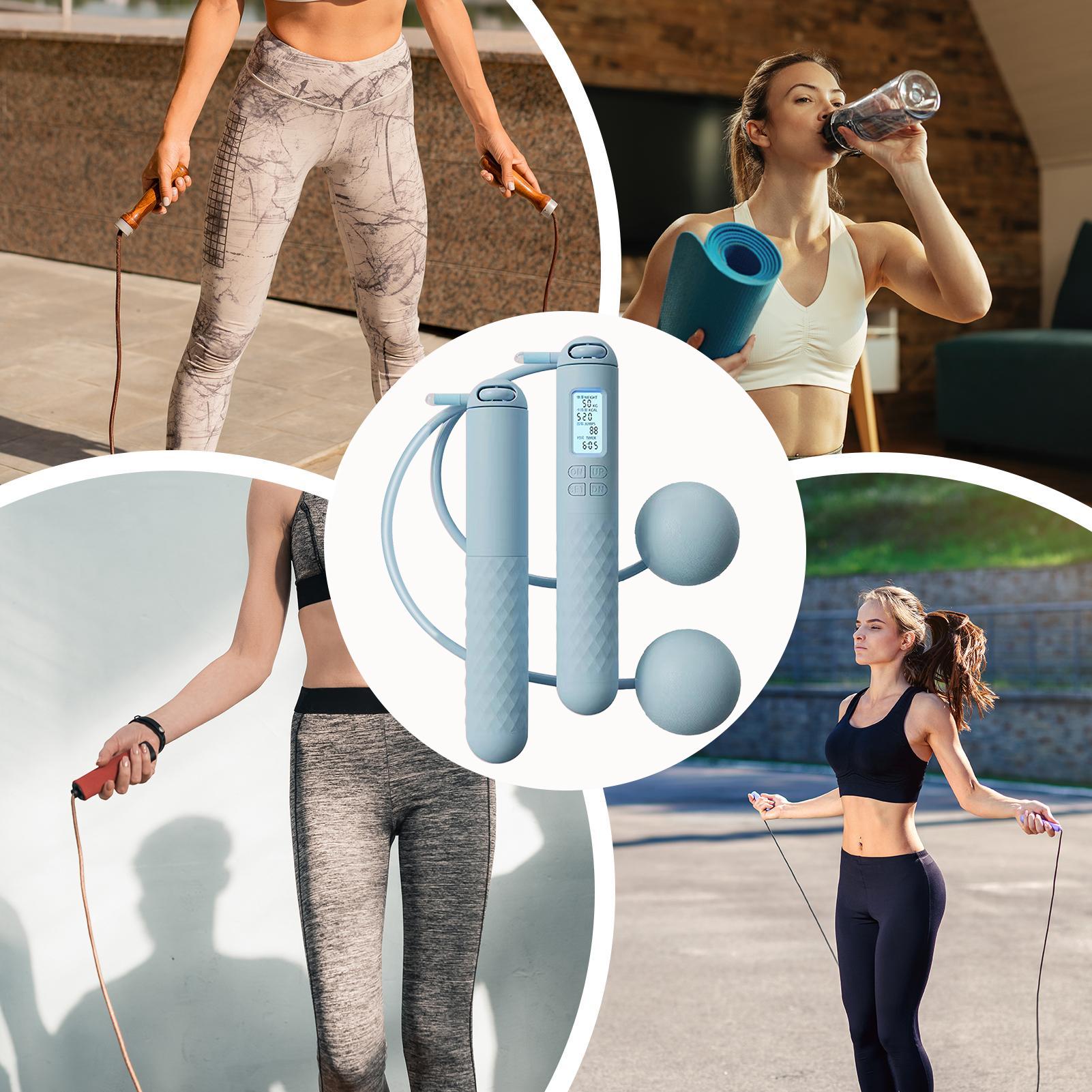 حبل القفز بدون حبال مع عداد ال - مراجعة Smart Jump Rope Digital Counter وسعره