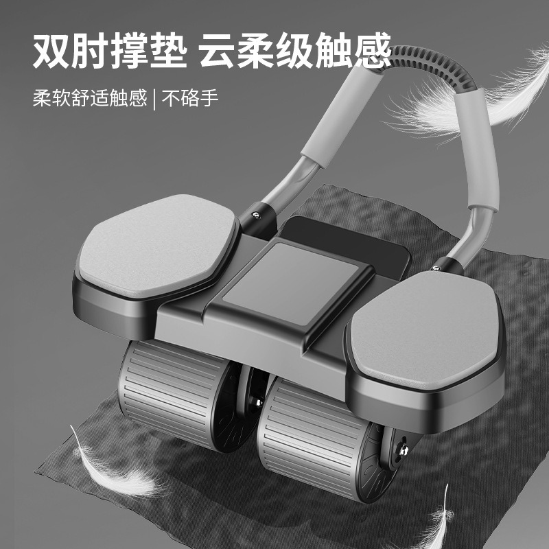 جهاز تدريب دوار بأربع عجلات لد - مراجعة Ab Roller Wheel With Elbow Support وسعره