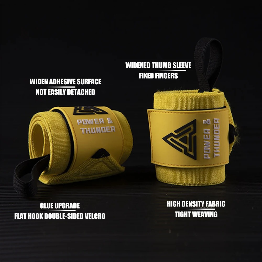 لفافات معصم شديدة التحمل لرفع  - مراجعة Wrist Wraps Weightlifting Support وسعره