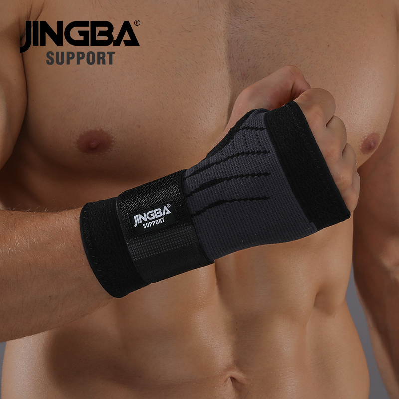 JINGBA دعم 1 قطعة لفافات اليدي - مراجعة Wrist Wraps Weightlifting Support وسعره