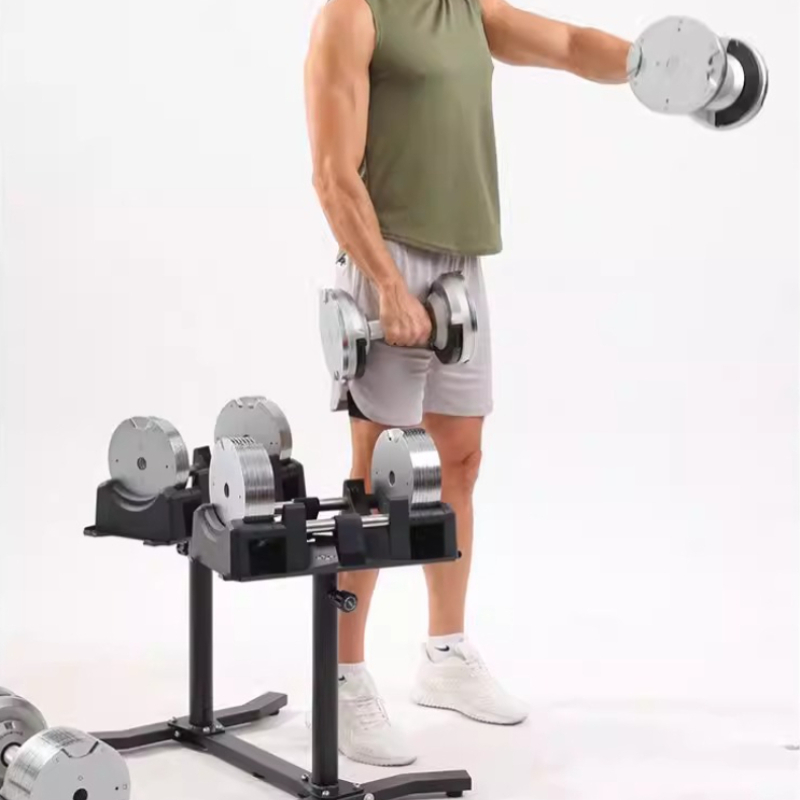أوزان قابلة للتعديل مطلية بالف - مراجعة Adjustable Dumbbell Pair 40Kg وسعره