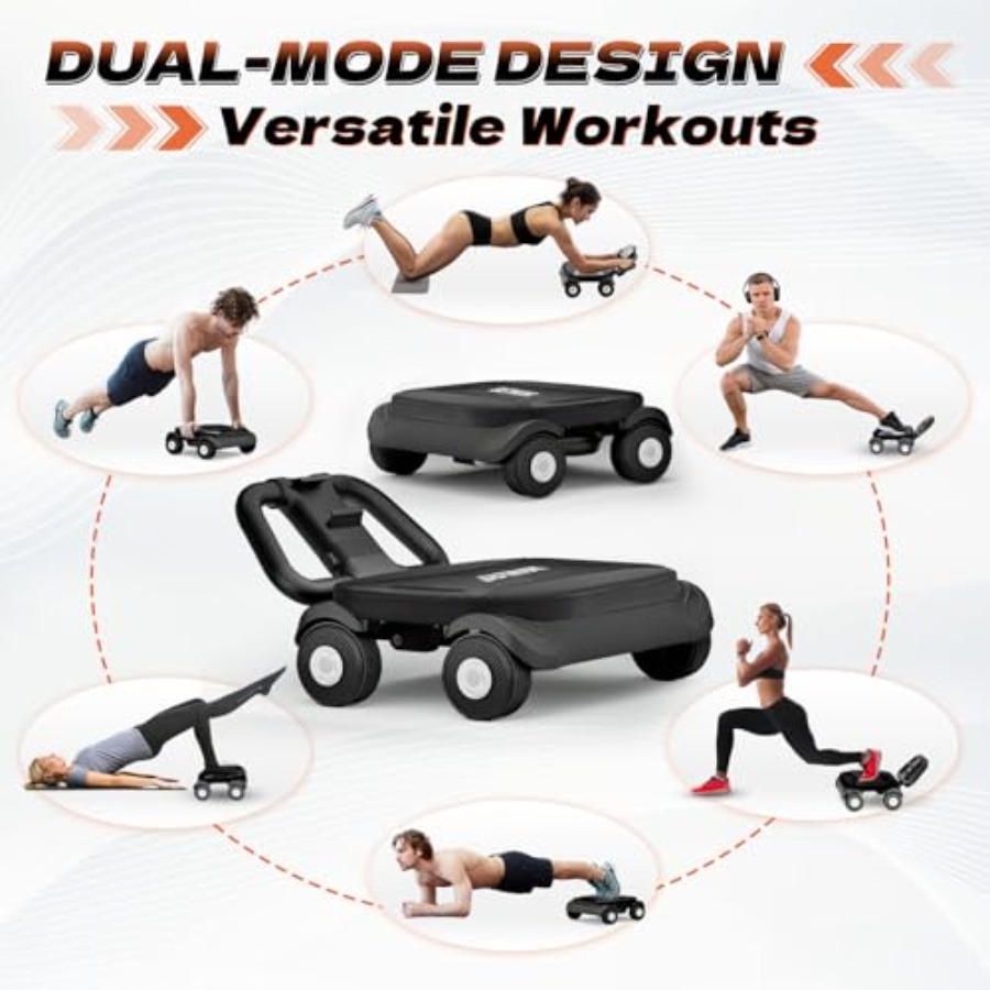 عجلة تمارين البطن للاستخدام ال - مراجعة Ab Roller Wheel With Elbow Support وسعره